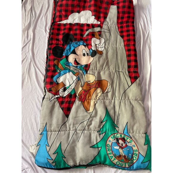 Mickey Mouse Sleeping Bag Kids Campout Adventure Cutter - Picture 4 of 8